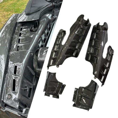 Real carbon fiber engine bay - real,