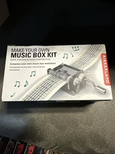 Make you own Music Box Kit by Kikkerland 1200 Mechanical Music Box NEW UK Stock