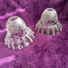 Antique Etched Flowers Glass