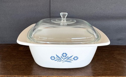Vtg corning ware blue - vtg,