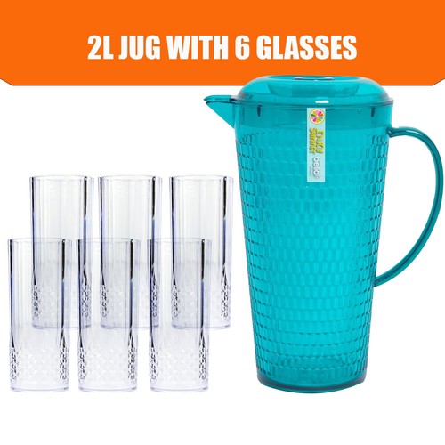 Plastic water pitcher jug - plastic,