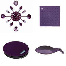 Purple Kitchen Storage Tea