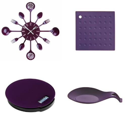Purple kitchen storage tea - purple,