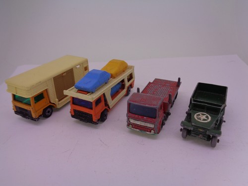 Vintage matchbox diecast - 4x,