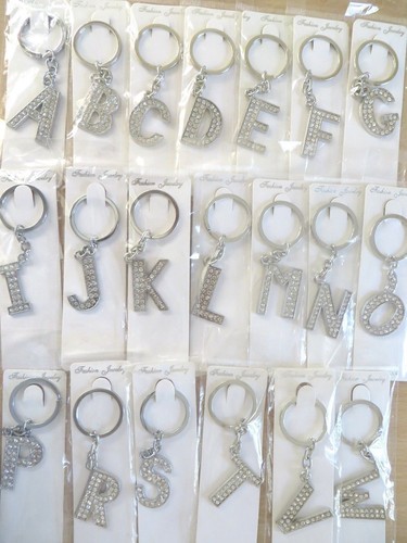 Alphabet letter keyring - alphabet,