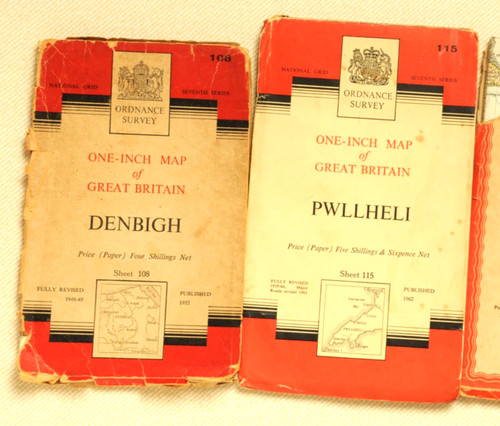 Vintage ordnance survey - vintage,