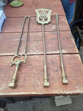 Brass Fireplace Companion Set