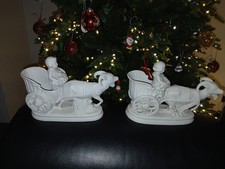 Pair c19th Century Parian