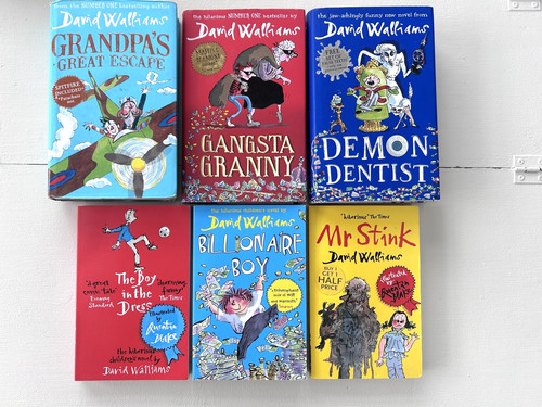 David walliams book bundle - 6,