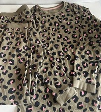 M&S girls khaki animal leopard