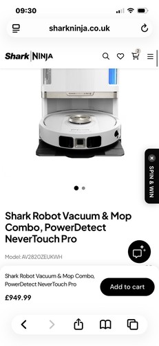 Shark powerdetect 1 robot - powerdetect, 2-in-1