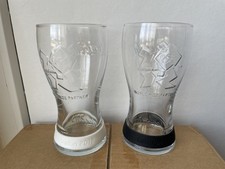 2 x London 2012 Olympics Coca Cola Souvenir Collectable Glasses 1/2 Pint