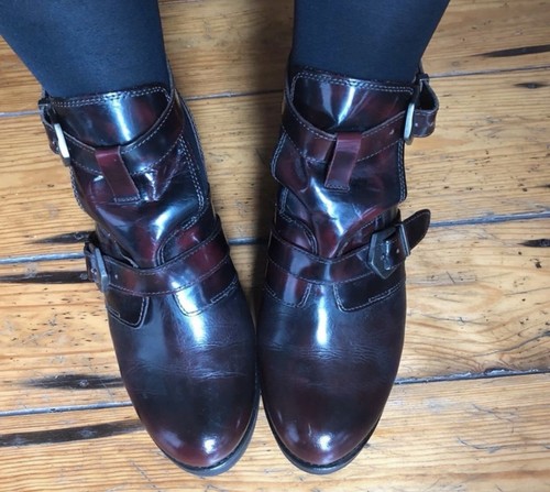 Vintage topshop leather brogue - leather,