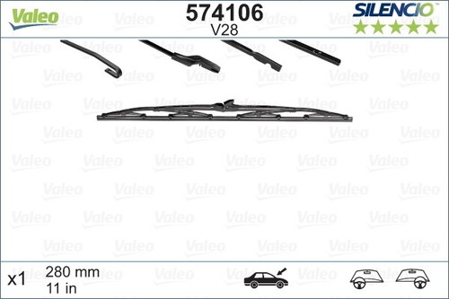 574106 valeo wiper blade for - wiper,