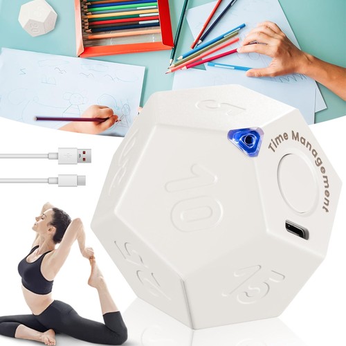 Usb rechargeable cube timer - usb,