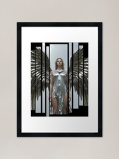 A corrupted angel with chrome