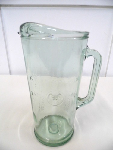 Retro bacardi rum - glass, jug