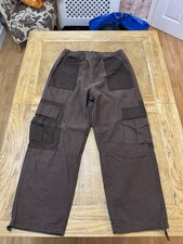 ZARA Brown Cargo Trousers