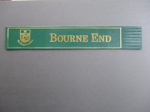 Leather bookmark bourne end - leather,