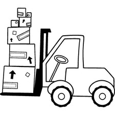 'Forklift Truck' Unmounted