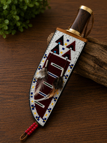 Handmade native style leather - native,