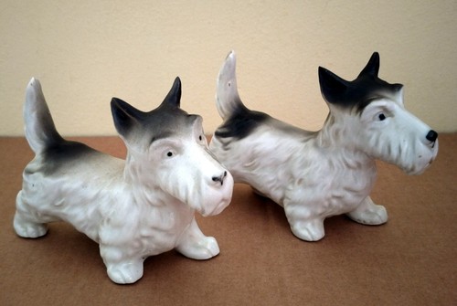 Pair vintage ceramic - ,