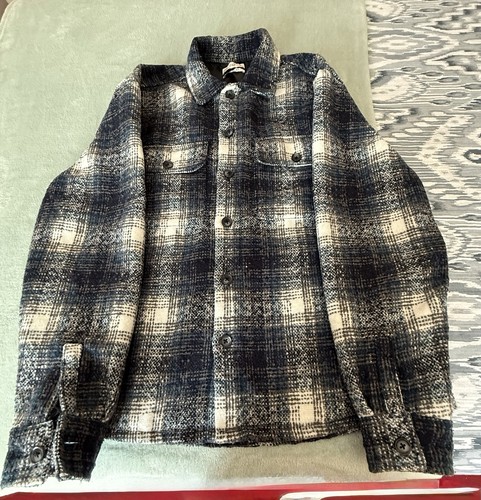 Blue white lumberjack jacket - blue/white,