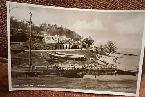 Antique postcard corrie isle - antique,