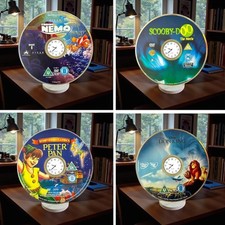 Animated Movie DVD Clock