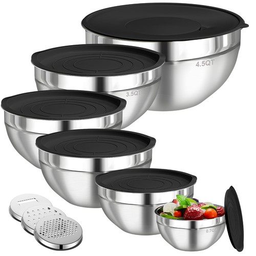 Winproper mixing bowls with - bowls,