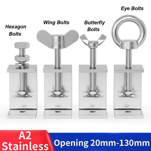 Stainless steel clamps - steel, c