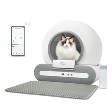 DOEL Self Cleaning Automatic Cat Litter Box 2.4G WiFi APP Control w/ Litter Mat
