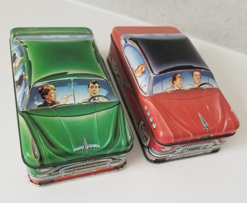 Vintage ian logan empty tins - logan,