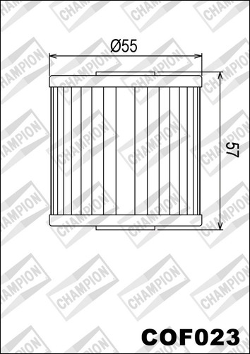 Cof023 oil filter champion - cof023,
