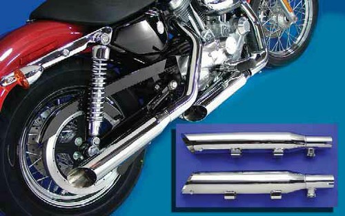 Muffler set exhaust harley - set,