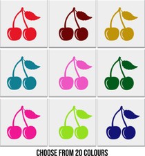 Kitchen Tile Stickers Tile Transfers CHERRY Vinyl Decals Wall Stickers *2 sizes*