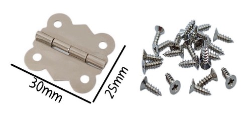 Silver small hinges door - silver,