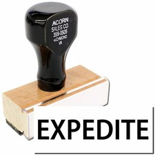 Expedite Rubber Stamp Size