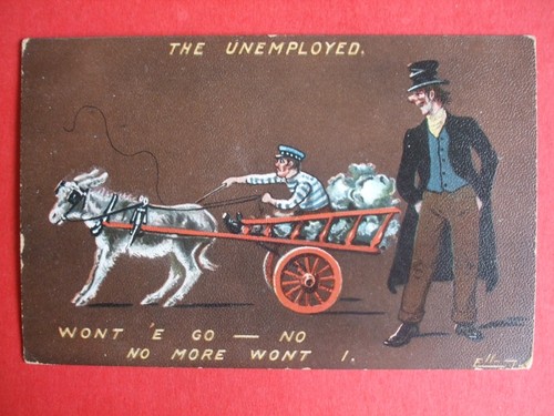 Old ellam comic - old, unemployed