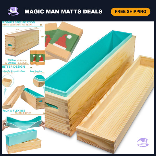 Tall skinny wooden soap - tall,
