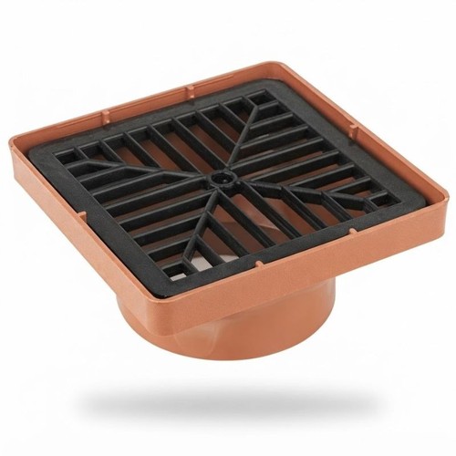 Square hopper ex005 - square, rainwater