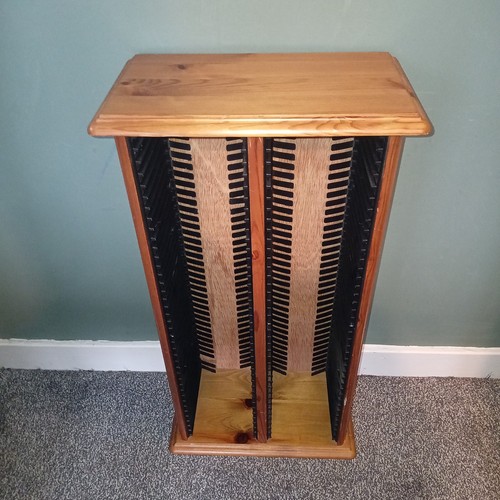 Vintage pine storage - pine, cd