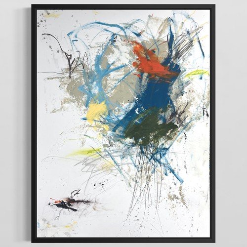 Original mixed media abstract - original,