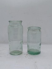 2 Small Glass Jam  Jars