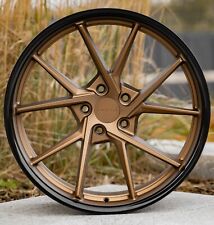 20"/Audi A4/S4/RS4/Riviera RF1 Flow Formed/Matt Bronze/GBL/8.5j/Alloys X4
