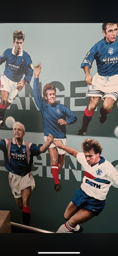 Rangers legends painting - ,