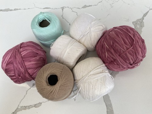 Thin ribbon yarn job - job, lot