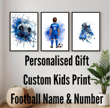 Personalised Football Wall Art