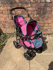 Dolls Double Pram Buggy