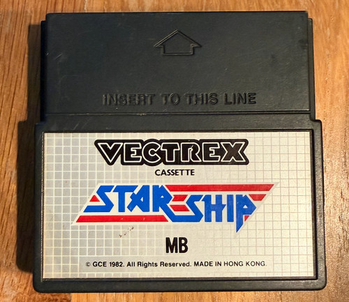 Starship vectrex game - starship,